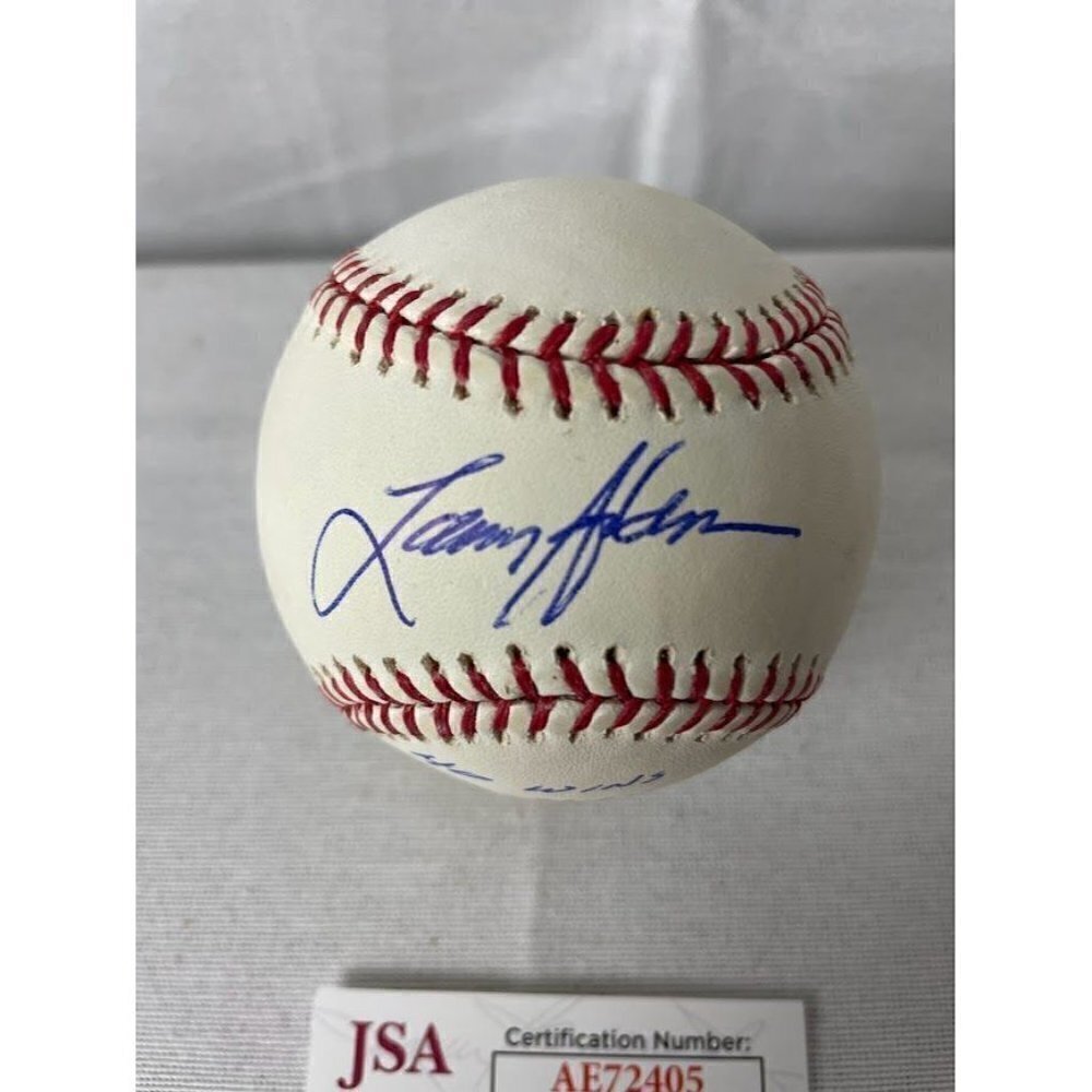 Larry Anderson signed 40 wins 49 saves autographed OMLB Baseball JSA #AE72405 - Picture 2 of 4